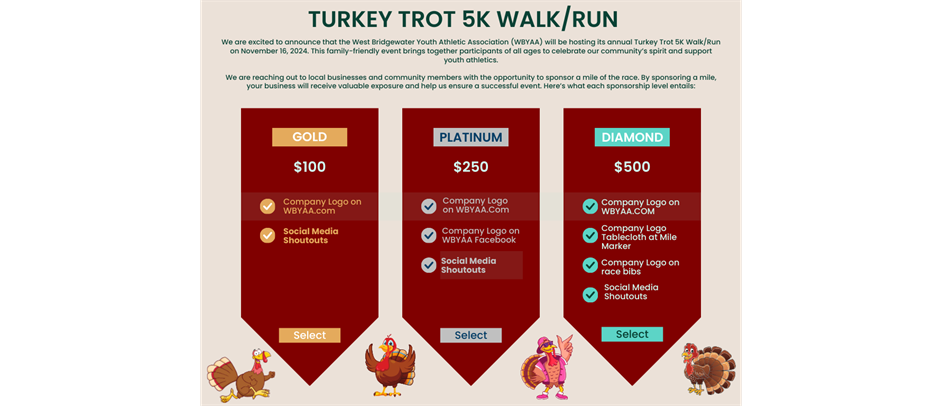 Turkey Trot Sponsor